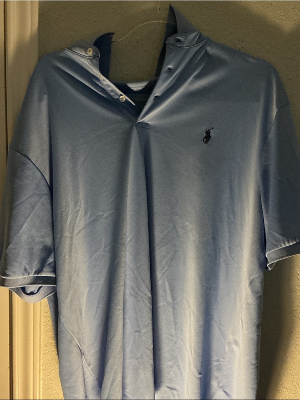 Light Blue Polo Shirt with Embroidered Logo - Men's Ralph Lauren